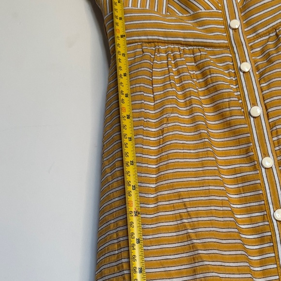 Ever New Mustard Striped Midi Dress - Picture 8 of 8